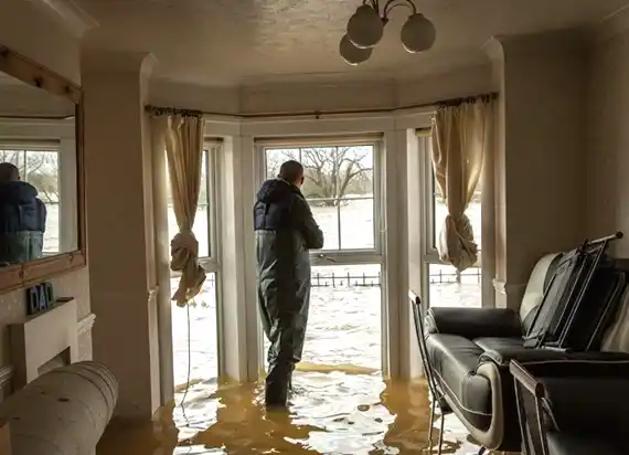water damage restoration service Eskridge